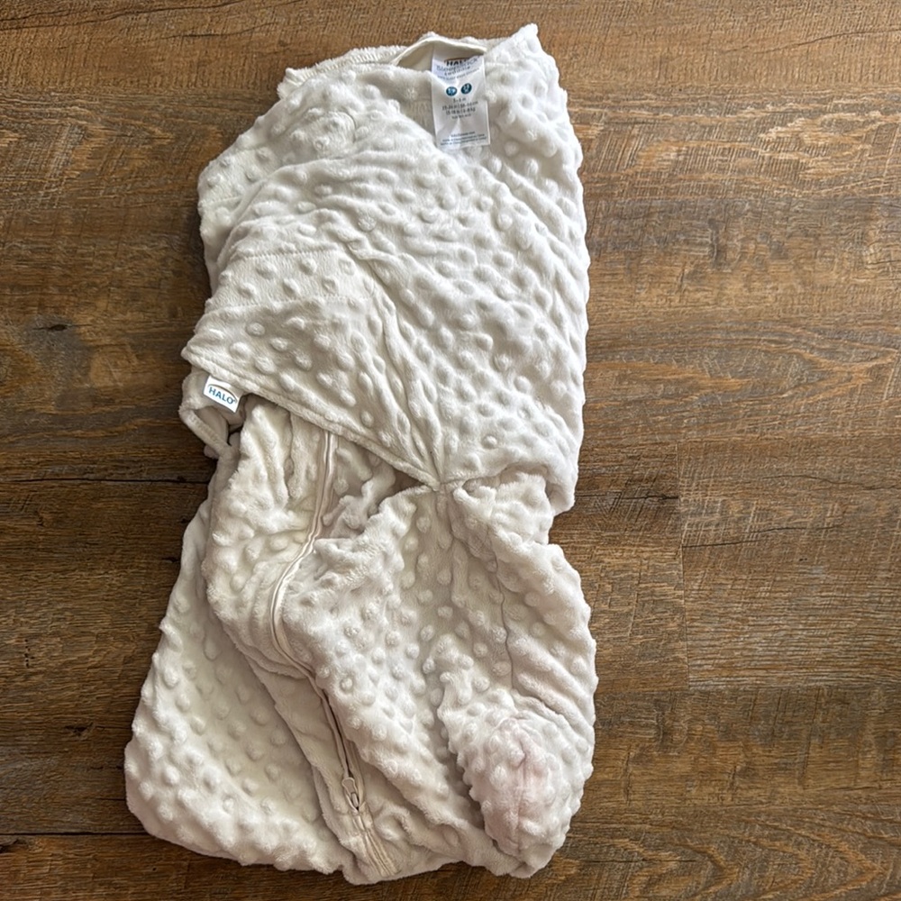 Halo Cream Textured SleepSack Swaddle